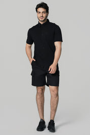 Camisa Regular Hombre Negro