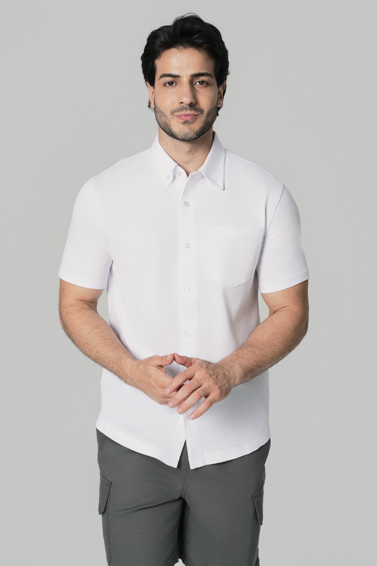 Camisa Regular Hombre Blanco
