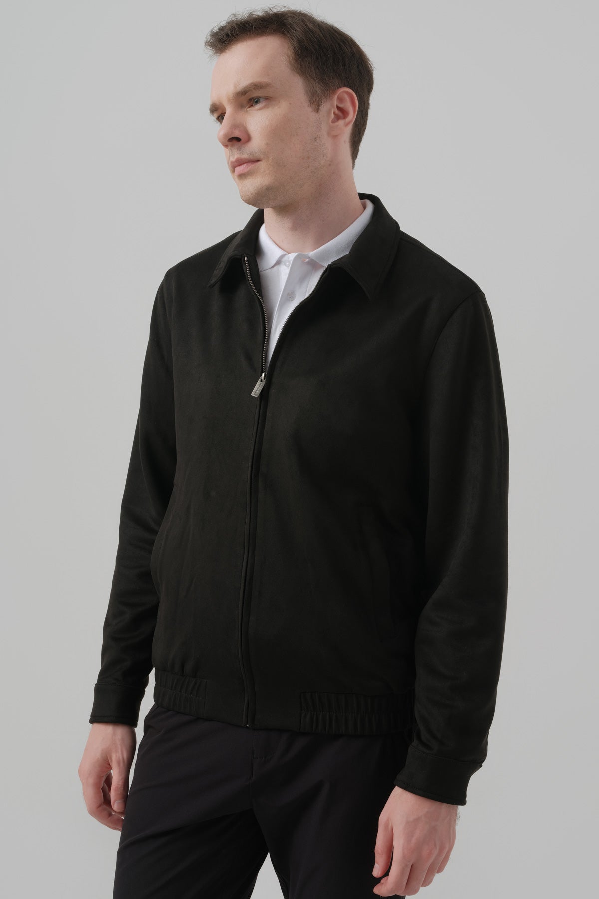 Chaqueta Regular Hombre Negro