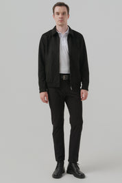Chaqueta Regular Hombre Negro