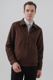 Chaqueta Regular Hombre Chocolate