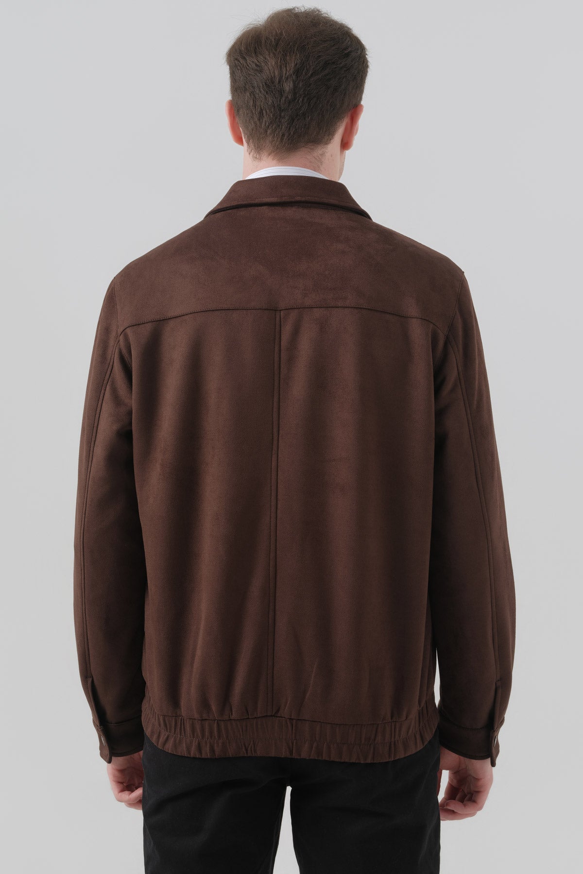 Chaqueta Regular Hombre Chocolate