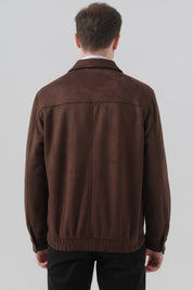 Chaqueta Regular Hombre Chocolate
