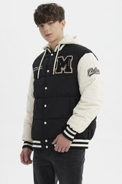 Parka Hombre Slim Negro