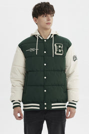Parka Hombre Slim Verde