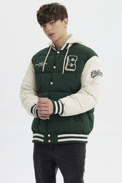 Parka Hombre Slim Verde