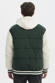 Parka Hombre Slim Verde