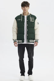 Parka Hombre Slim Verde