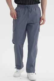 Pantalón Hombre Calce Recto Gris