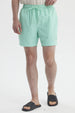 Short de Baño Hombre Liso Verde Agua