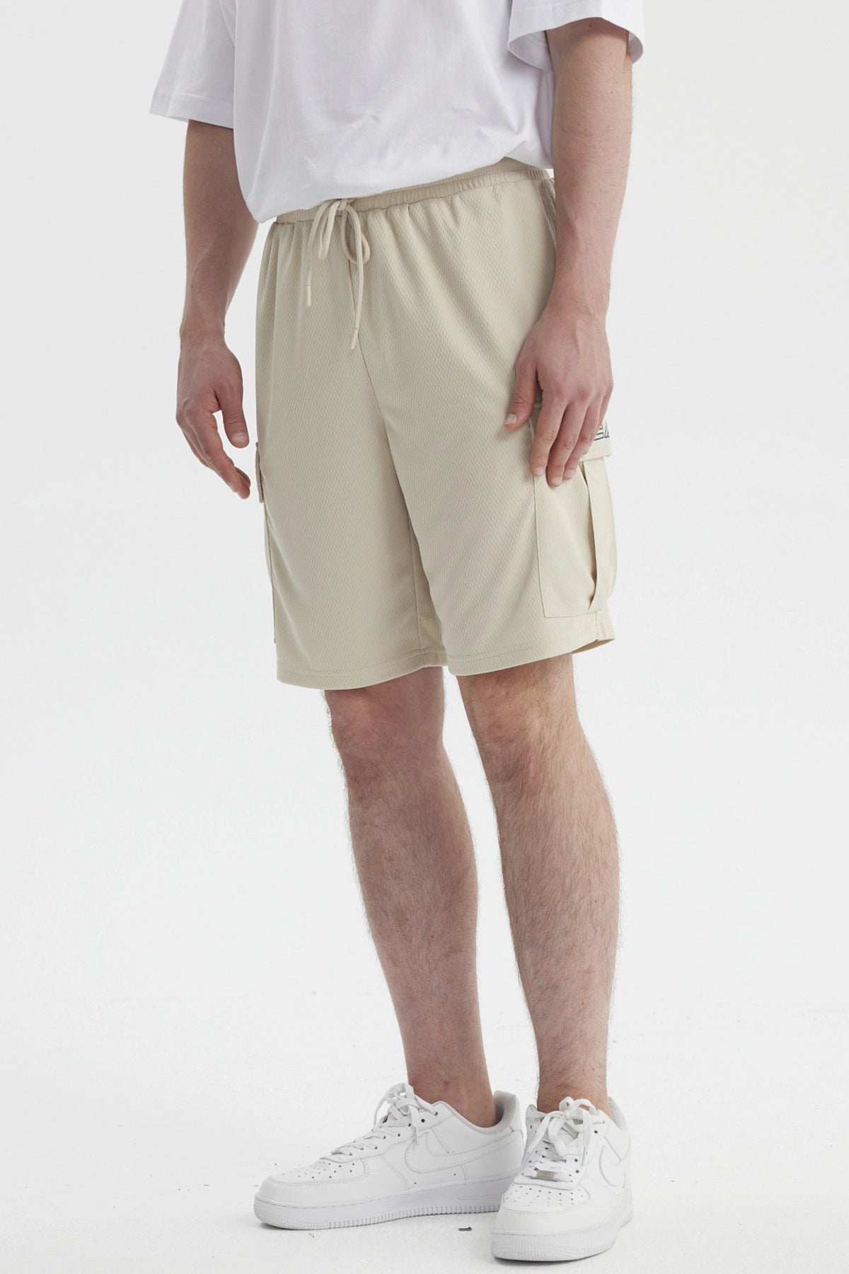 Bermuda Hombre Calce Recto Beige