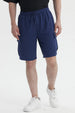 Bermuda Hombre Calce Recto Azul
