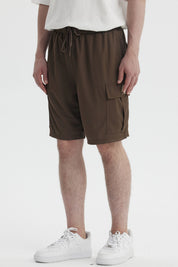 Bermuda Hombre Calce Recto Chocolate