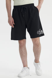 Bermuda Hombre Calce Recto Negro