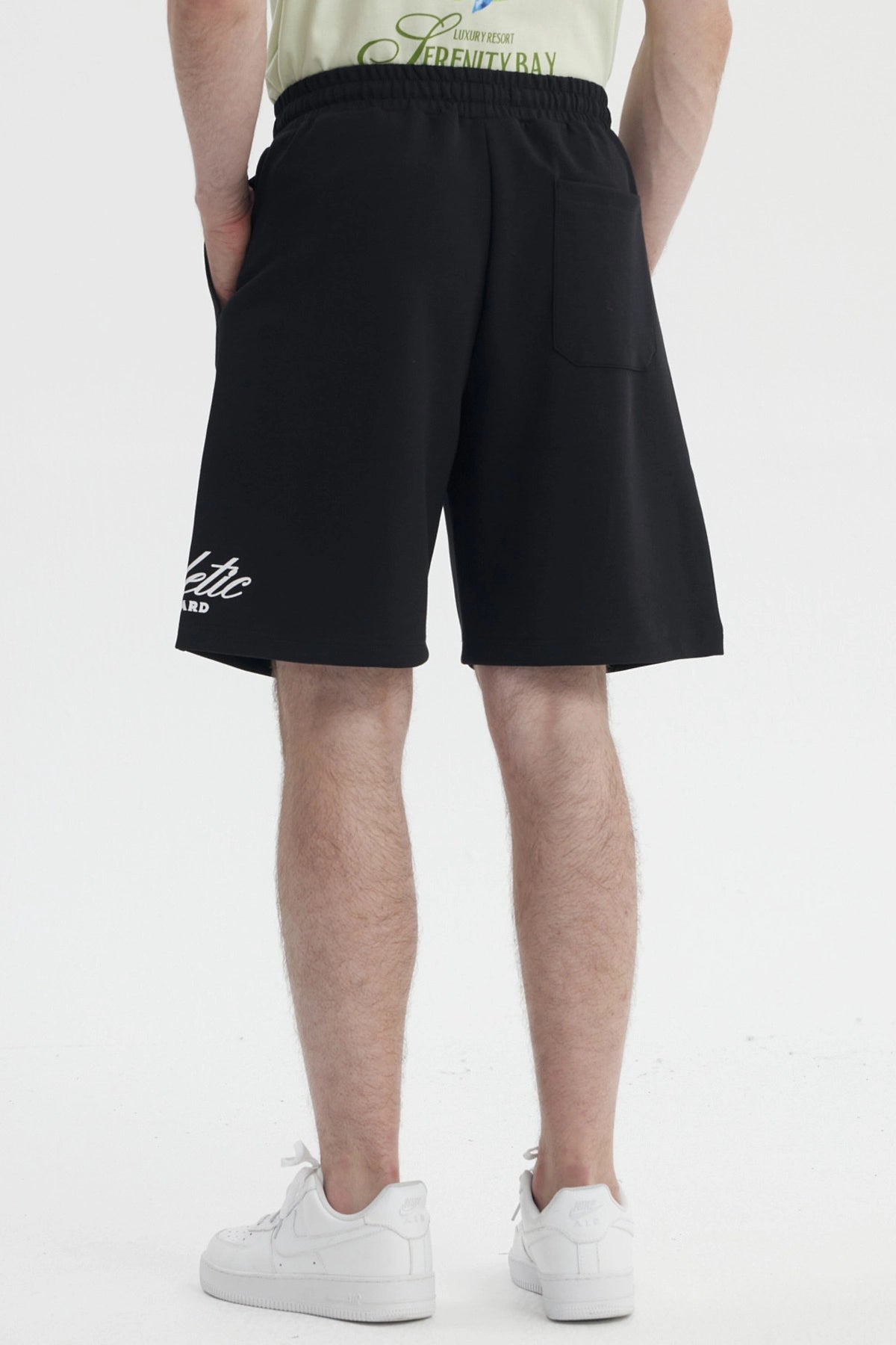 Bermuda Hombre Calce Recto Negro