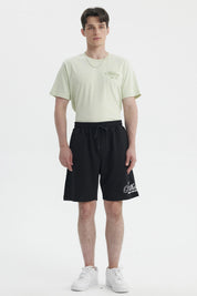 Bermuda Hombre Calce Recto Negro