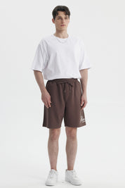 Bermuda Hombre Calce Recto Chocolate
