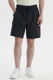 Bermuda Hombre Calce Recto Negro