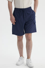 Bermuda Hombre Calce Recto Azul