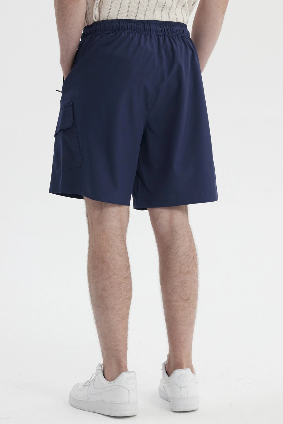 Bermuda Hombre Calce Recto Azul