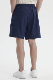 Bermuda Hombre Calce Recto Azul