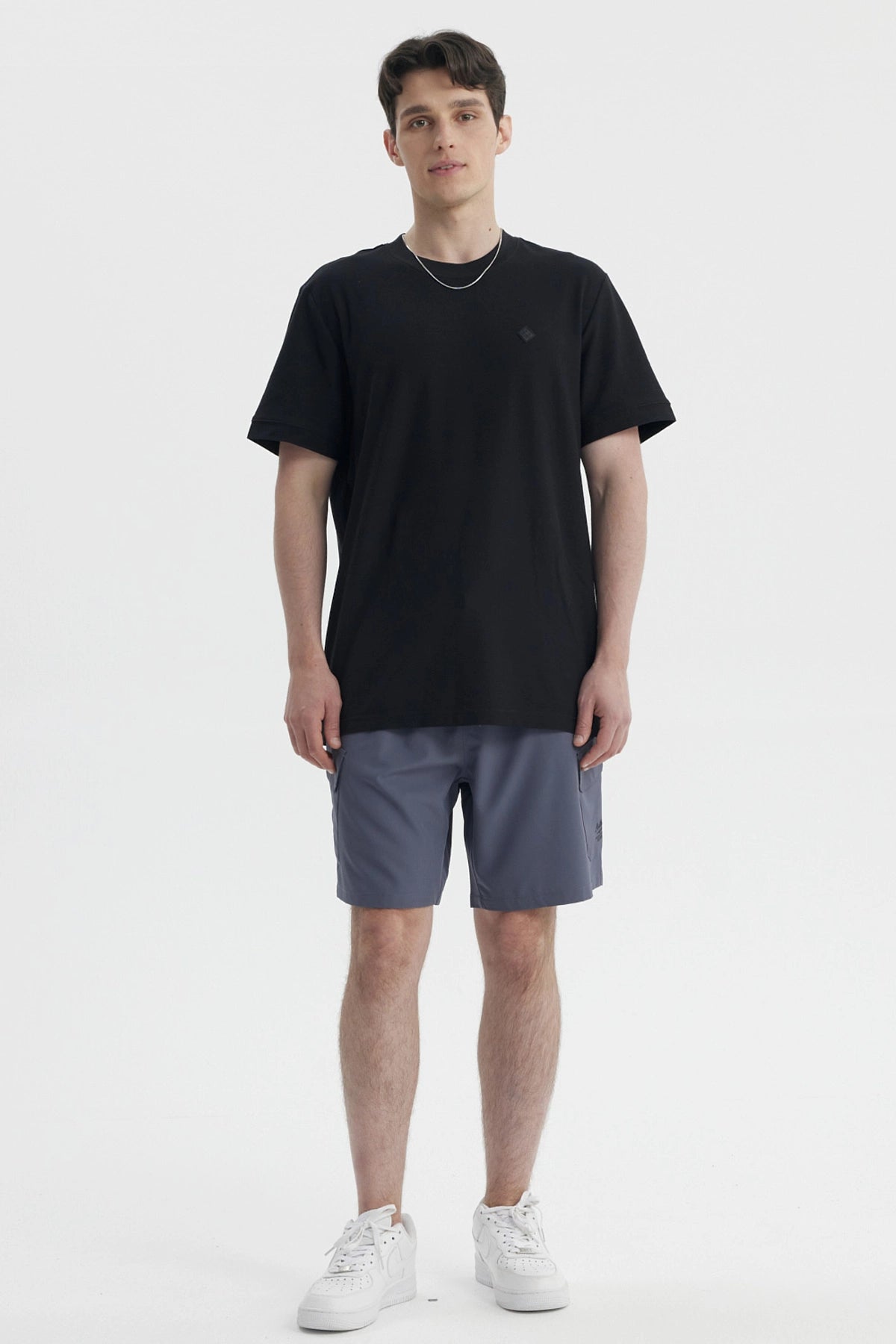 Bermuda Hombre Calce Recto Gris