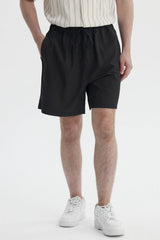 Bermuda Hombre Calce Recto Negro