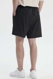 Bermuda Hombre Calce Recto Negro