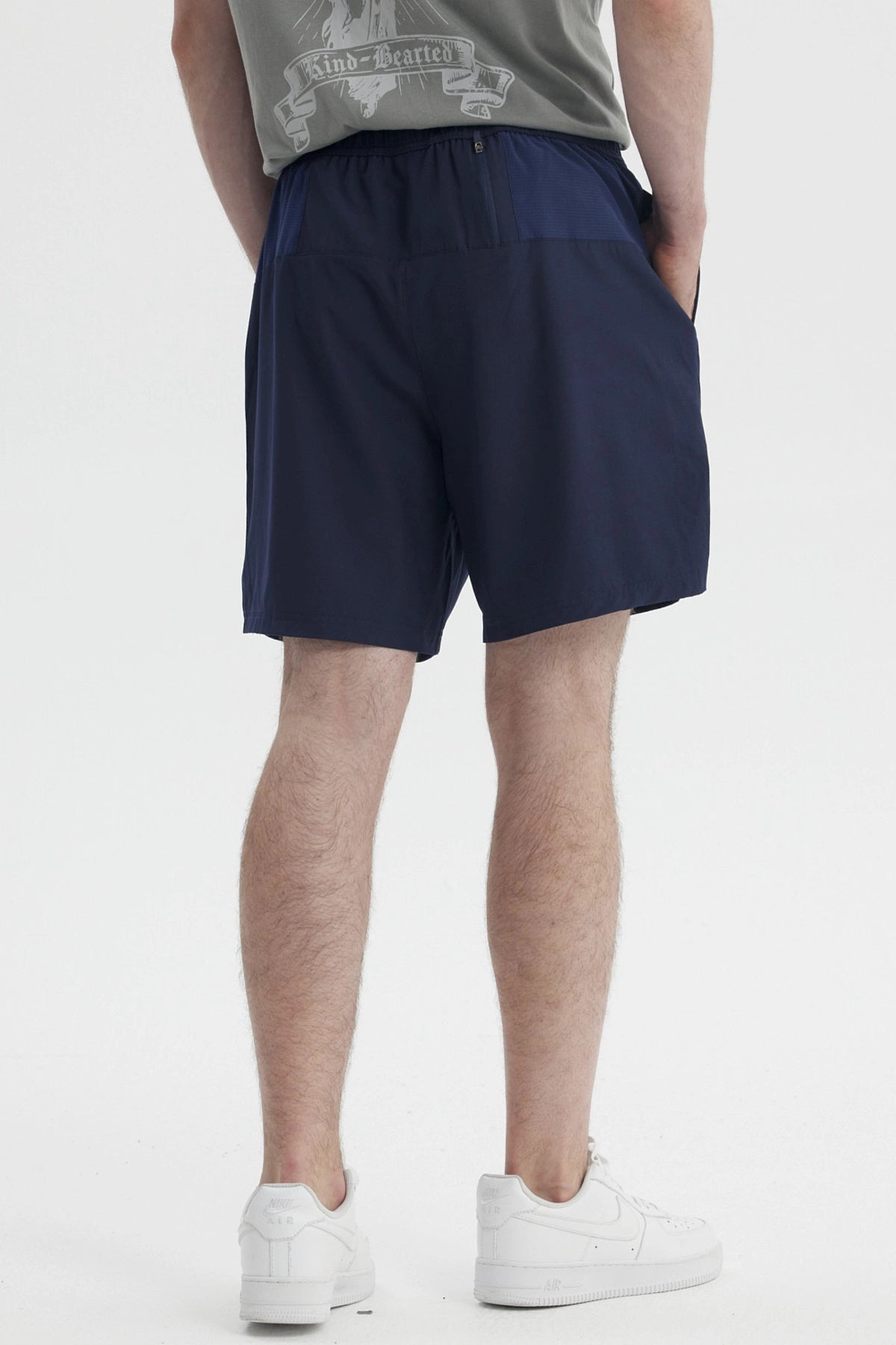 Bermuda Hombre Calce Recto Azul