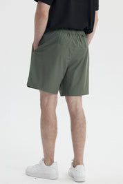 Bermuda Hombre Calce Recto Verde Militar