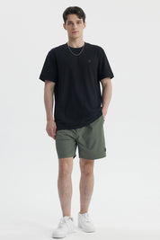 Bermuda Hombre Calce Recto Verde Militar