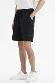 Bermuda Hombre Calce Recto Negro