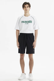 Bermuda Hombre Calce Recto Negro