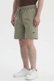 Bermuda Hombre Calce Recto Verde Militar