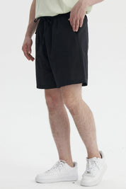 Bermuda Hombre Calce Recto Negro