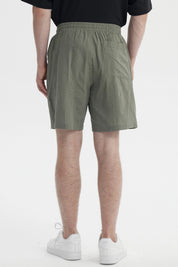 Bermuda Hombre Calce Recto Verde Militar