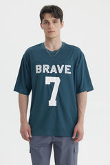 Polera Hombre Oversize Petroleo