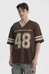 Polera Hombre Oversize Chocolate