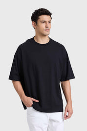 Polera Hombre Oversize Negro