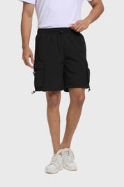 Bermuda Hombre Cargo Técnico Negro