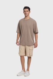 Polera Hombre Loose Fit Café