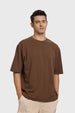 Polera Hombre Loose Fit Chocolate
