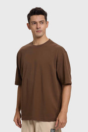 Polera Hombre Loose Fit Chocolate