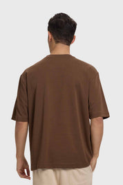 Polera Hombre Loose Fit Chocolate