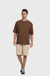 Polera Hombre Loose Fit Chocolate