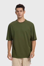 Polera Hombre Loose Fit Verde