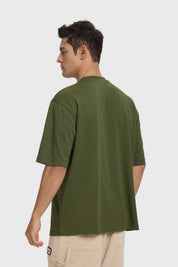 Polera Hombre Loose Fit Verde