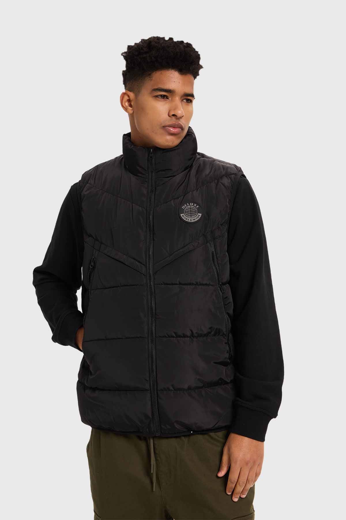 Parka Hombre Con Bolsillo Negro