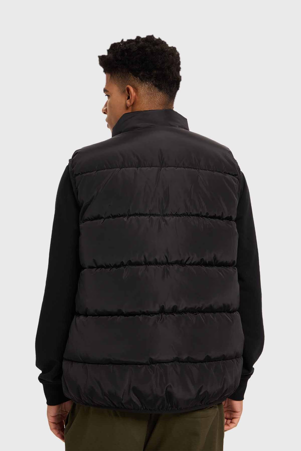 Parka Hombre Con Bolsillo Negro