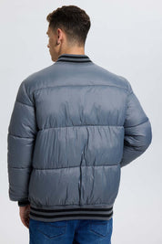 Chaqueta Hombre Bomber Gris